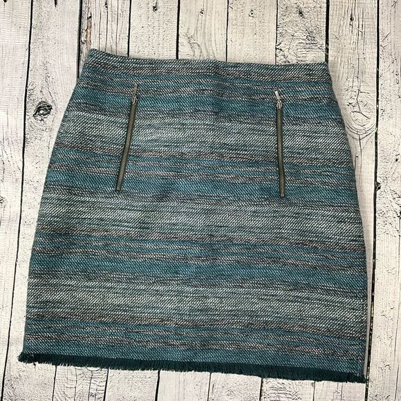 LOFT Tweed Mini Skirt - Picture 1 of 5